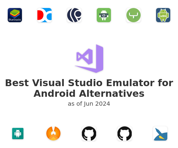 Visual Studio Emulator for Android Alternatives in 2023 - community voted  on SaaSHub