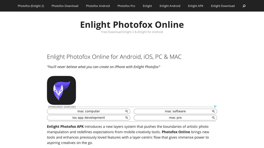 enlight photo editor for mac