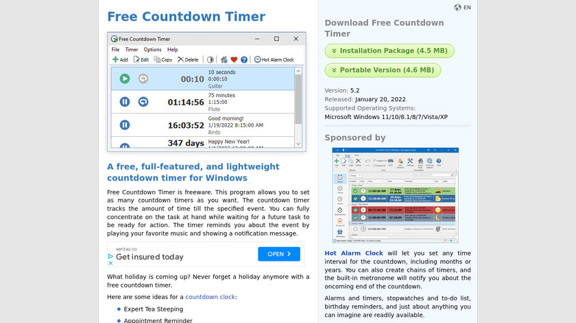 day countdown timer for mac menu bar