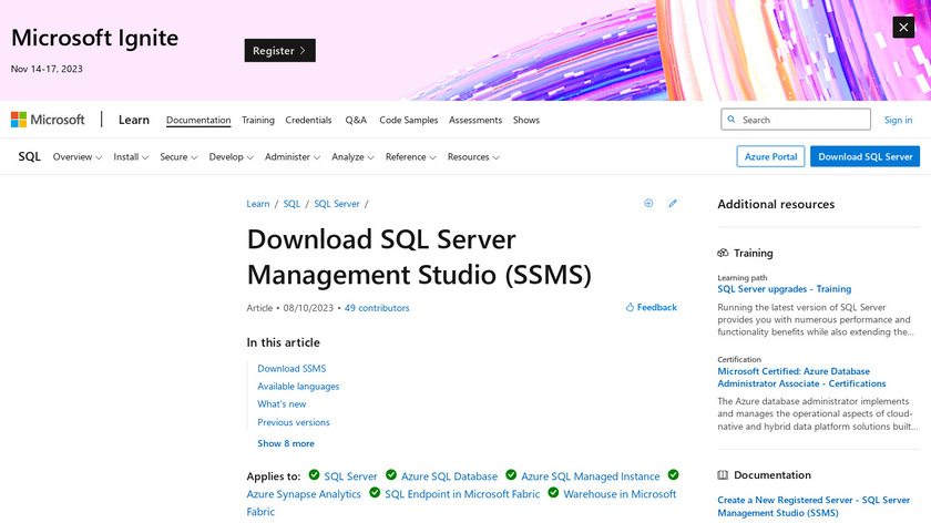 sql server management studio alternative for mac