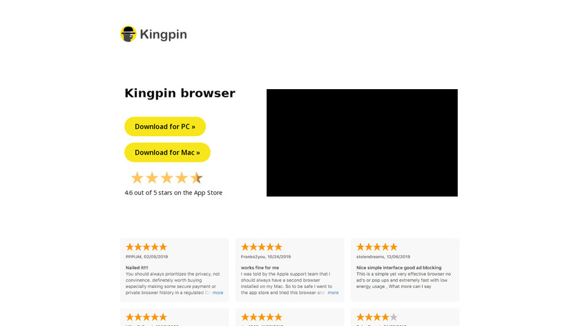 kingpin private browser review