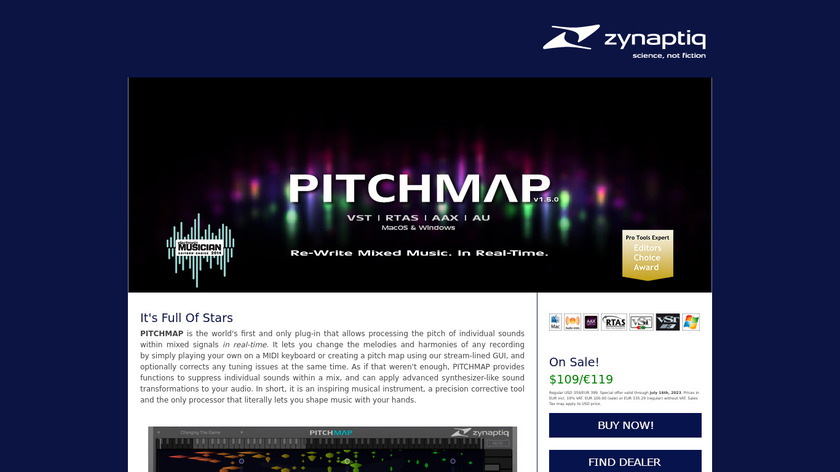 zynaptiq pitchmap pro tools expert