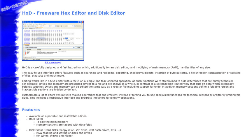 hxd for mac os x