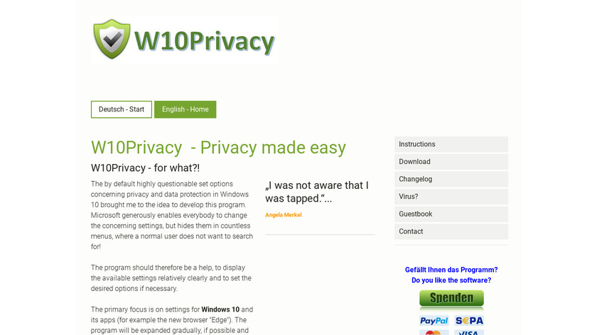 download w10privacy virus