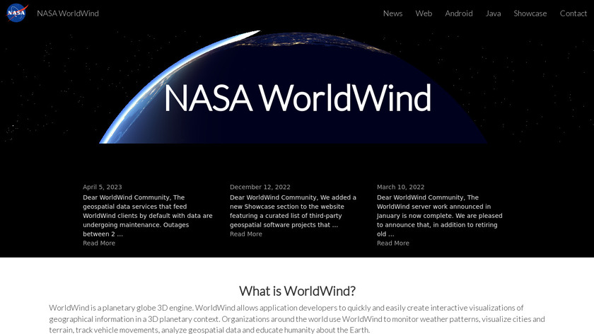 nasa world wind vs google earth