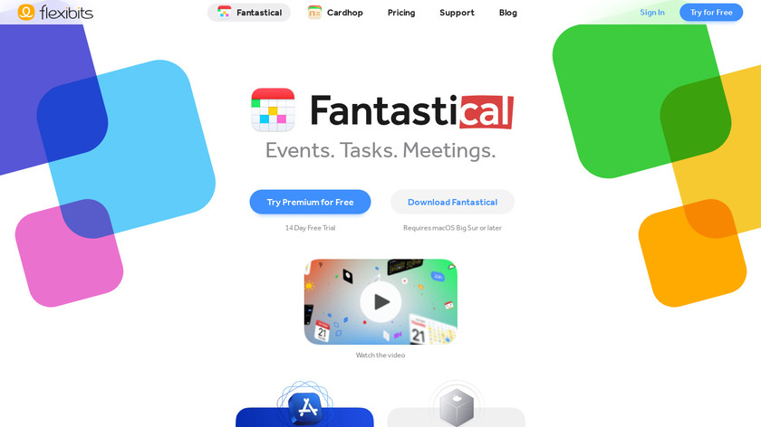 fantastical 2 mac app store