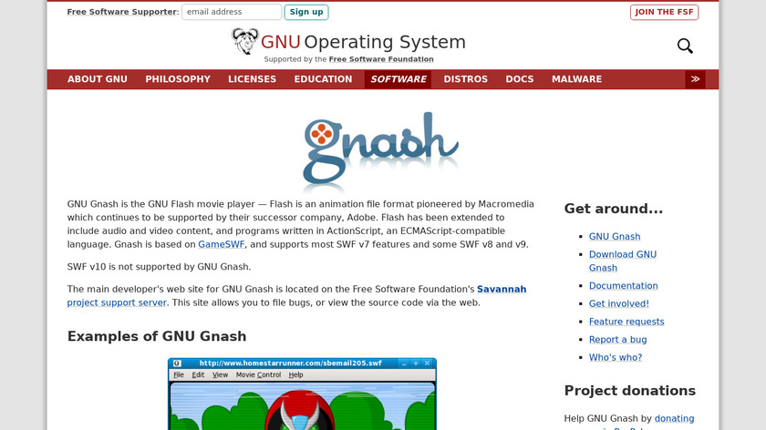 gnash flash player download