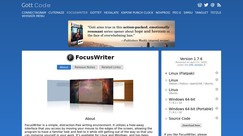 writemonkey focuswriter