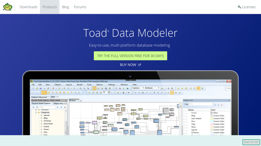toad data modeler free