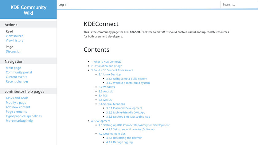 kde connect for mac?