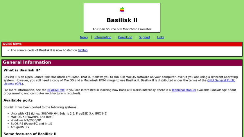 download mac emulator basilisk
