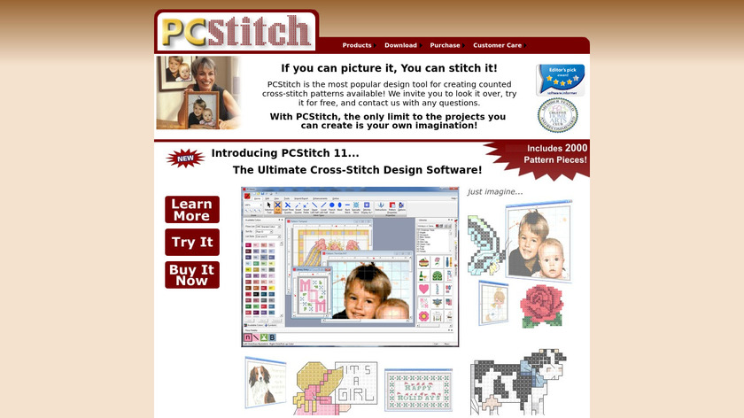 creating a pattern with pcstitch