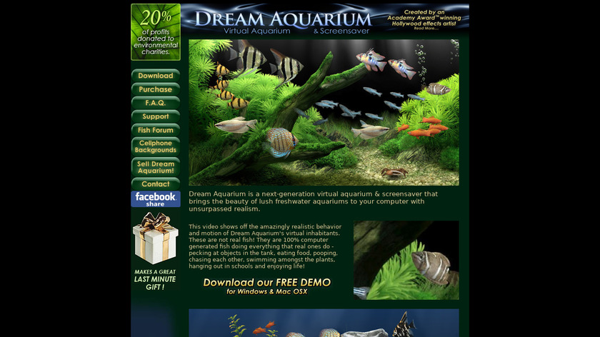 dream aquarium screensaver free download