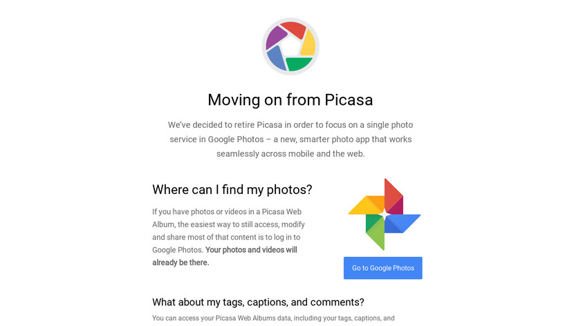 picasa replacement 2018