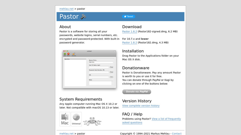pastor software for mac