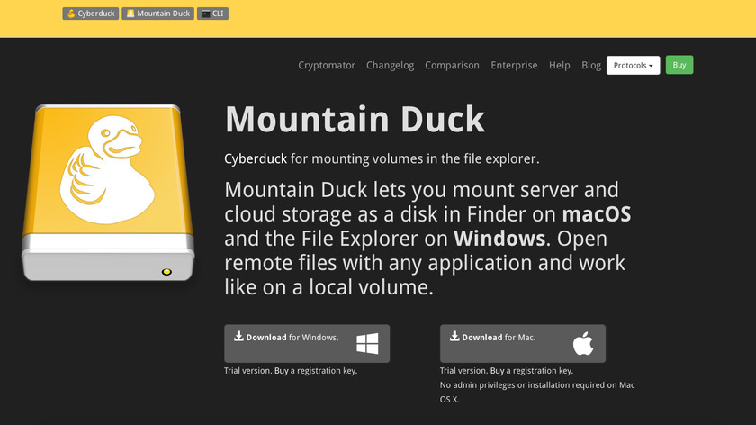 cyberduck vs mountain duck