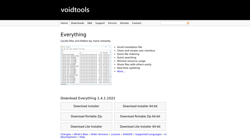 free Everything 1.4.1.1023 / 1.5.0.1354a Alpha