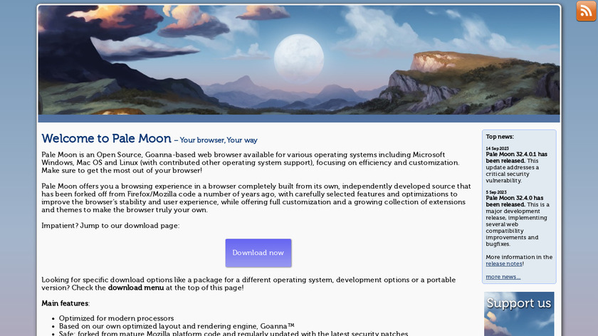 Yandex Browser Vs Pale Moon Compare Differences Reviews
