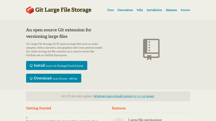 Visual Studio Team Services VS Git Large File Storage - compare differences  & reviews?