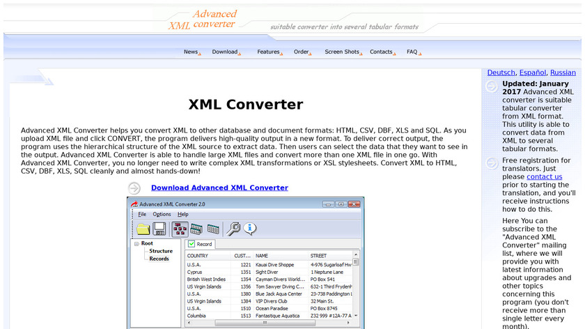xml file converter